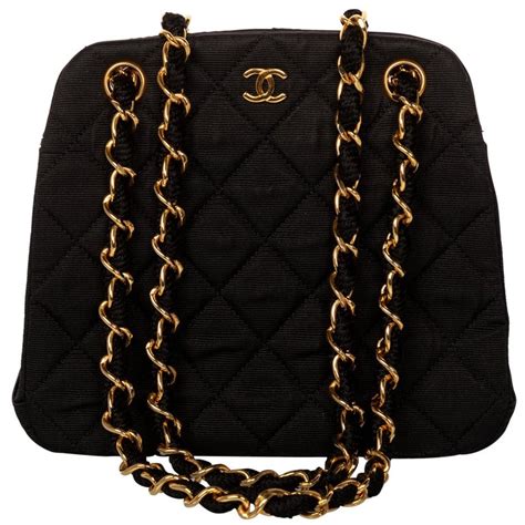 black chanel purse gold chain|chanel clutch with chain black.